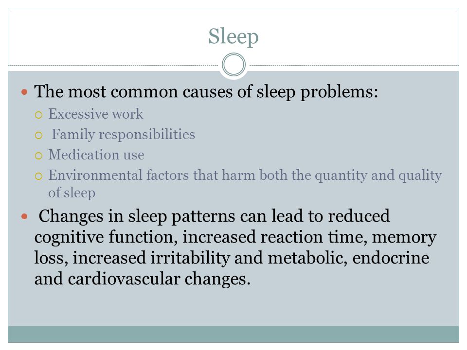 An Overview of Sleep Disorders
